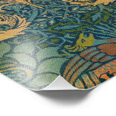 孔雀と竜、1878年ウィリアム・モリス フォトプリント (角)