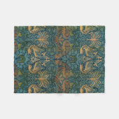 孔雀と竜、1878年ウィリアム・モリス フリースブランケット (正面(横))