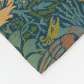 孔雀と竜、1878年ウィリアム・モリス フリースブランケット (角)