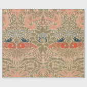 孔雀と竜（1878年）ウィリアム・モリス ラッピングペーパー (フラット)