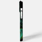 孔雀と羽あなたが背景色を選択 Case-Mate iPhoneケース (裏面 / 左)