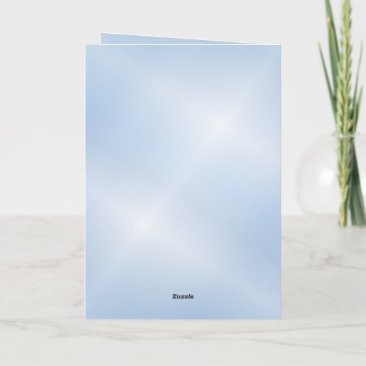 孔雀と花 カード (裏面)