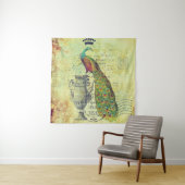 孔雀と骨壷 タペストリー (インサイチュ)