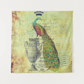 孔雀と骨壷 タペストリー (正面)