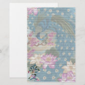 孔雀のはす 便箋 (正面/裏面)