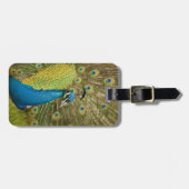 孔雀のもったいぶって歩くこと ラゲッジタグ (正面横)