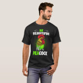 孔雀のように美しくあるように 鶏のささやき人ピーアン Tシャツ (正面フル)