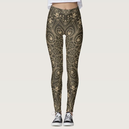 孔雀のインスピレーション レギンス (正面)