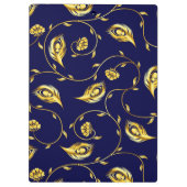 孔雀のサリーパターン クリップボード (裏面)