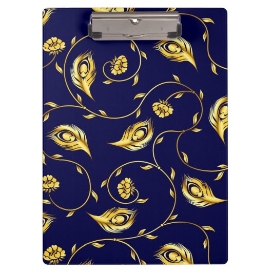 孔雀のサリーパターン クリップボード (正面)