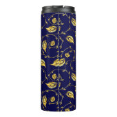 孔雀のサリーパターン タンブラー (裏面)