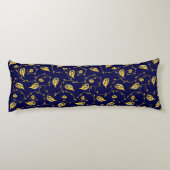 孔雀のサリーパターン ボディピロー (裏面)