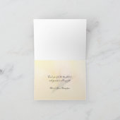 孔雀のサンゴハト・オリジナル サンクス ノート カード (内部)