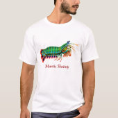 孔雀のシャコ目のカスタマイズ可能なTシャツ Tシャツ (正面)