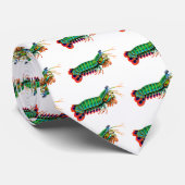 孔雀のシャコ目のタイ ネクタイ (ロール)