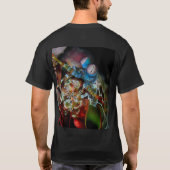 孔雀のシャコ目 Tシャツ (裏面)