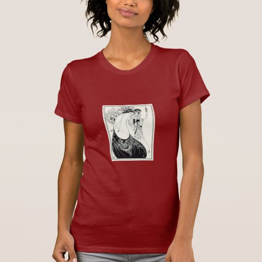 孔雀のスカート Tシャツ (正面)