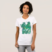 孔雀のドラゴン Tシャツ (正面フル)