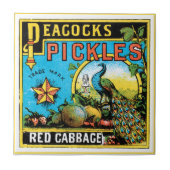 孔雀のピクルス タイル (正面)