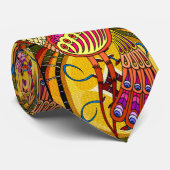 孔雀のファンタジー ネクタイ (ロール)