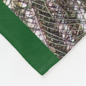 孔雀のフリースブランケット フリースブランケット (角)