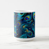 孔雀のプライド コーヒーマグカップ (中央)