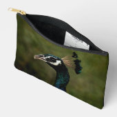 孔雀のプロフィール アクセサリーポーチ (見開き)