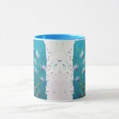 孔雀のマグカップ マグカップ (中央)