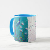 孔雀のマグカップ マグカップ (正面左)