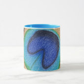 孔雀のマグカップ マグカップ (中央)