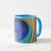 孔雀のマグカップ マグカップ (正面右)