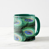 孔雀のマグ1 マグカップ (正面右)