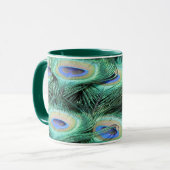 孔雀のマグ1 マグカップ (正面左)