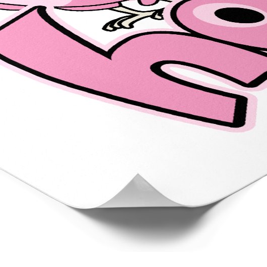 孔雀の乳癌 ポスター (角)