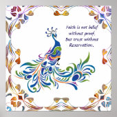 孔雀の信仰はポスター ポスター (正面)