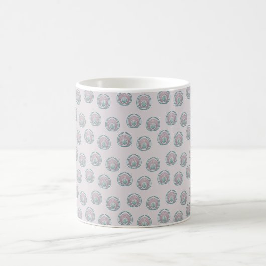 孔雀の円 コーヒーマグカップ (中央)