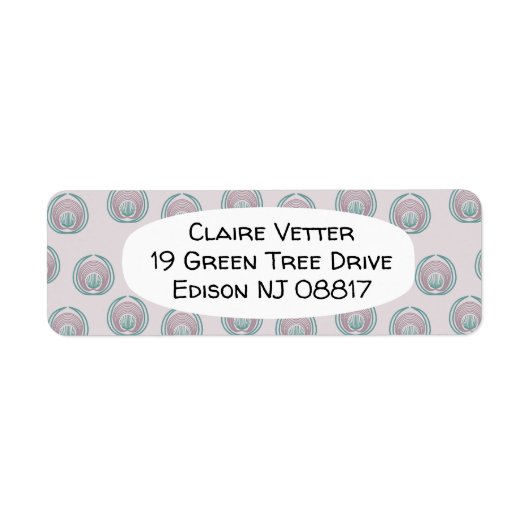 孔雀の円 ラベル (正面)