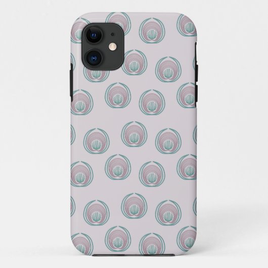 孔雀の円 Case-Mate iPhoneケース (裏面)