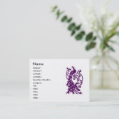 孔雀の名刺 名刺 (スタンド正面)