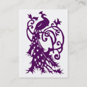 孔雀の名刺 名刺 (裏面)