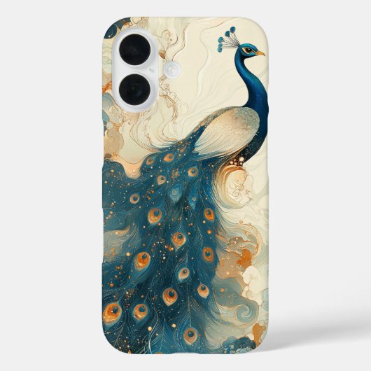 孔雀の壮麗 Case-Mate iPhoneケース (裏面)