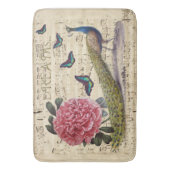 孔雀の夢 バスマット (正面縦)