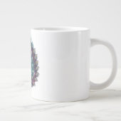 孔雀の天体アート コーヒーマグ ジャンボコーヒーマグカップ (右)