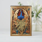 孔雀の夫婦の優雅さ» サンキューカード (スタンド正面)