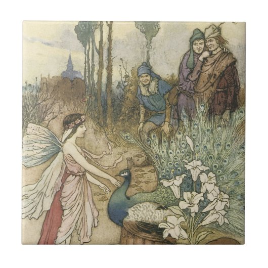 孔雀の妖精の国 タイル (正面)
