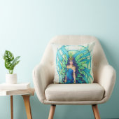 孔雀の妖精の枕 クッション (椅子)