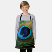 孔雀の宝石 エプロン (着用した状態)