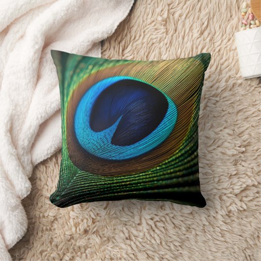 孔雀の宝石 クッション (ブランケット)