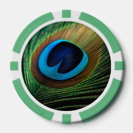 孔雀の宝石 ポーカーチップ