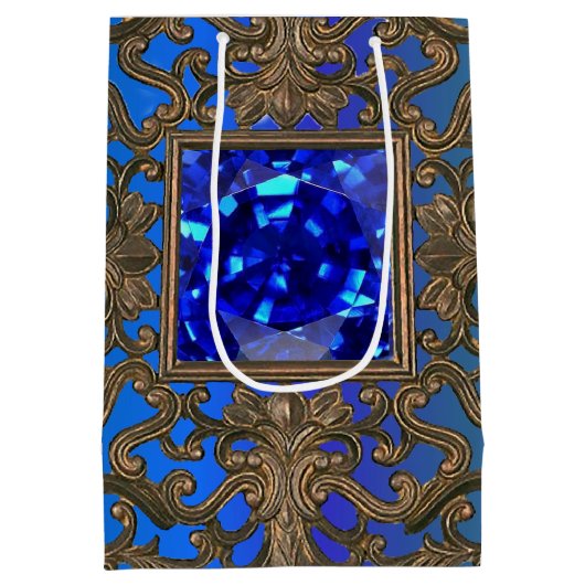 孔雀の宝石 ミディアムペーパーバッグ (裏面)